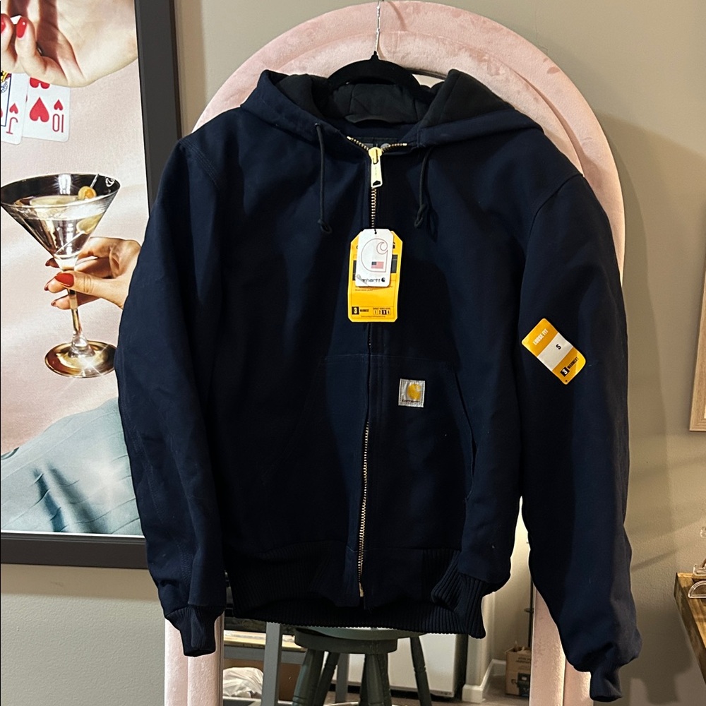 Carhartt Dark Blue Hooded Jacket